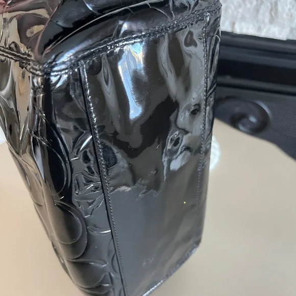 Vintage Coach Leah Patent Leather Tote - Picture 13 of 14